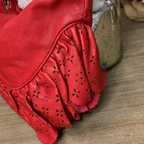 Authentic Dior Gypsy Ruffle Bag in Red *Limited time offer* - Picture 4 of 13
